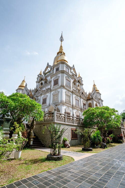 有关亞洲建築, 低角度拍攝, 佛寺的免费素材图片