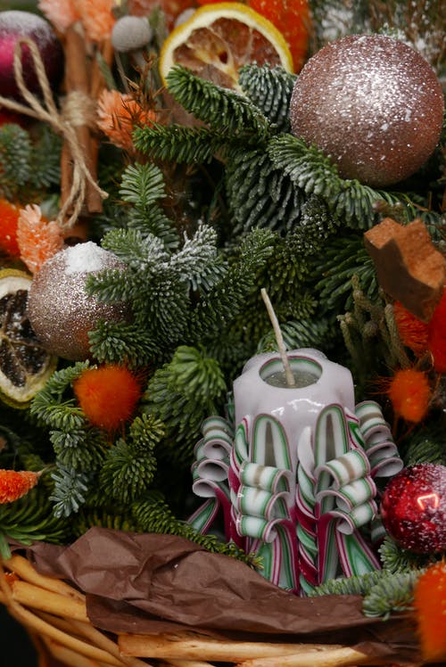 有关“花环”, 圣诞季节, 垂直拍摄的免费素材图片