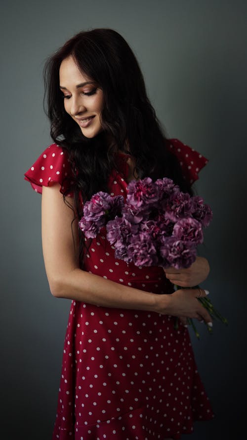 有关一束花, 化妝, 垂直拍摄的免费素材图片