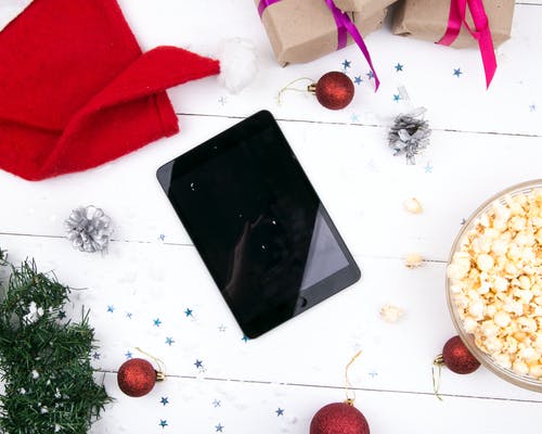 有关iPad, 圣诞气氛, 平躺的免费素材图片