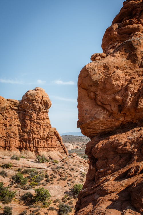 有关垂直的, 天性, 岩層的免费素材图片