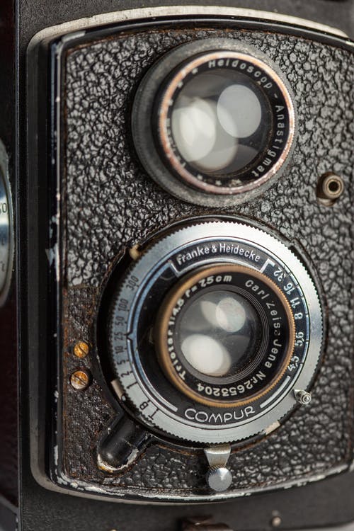 有关双镜头, 古董, 垂直拍摄的免费素材图片