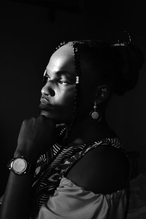 有关垂直的, 工作室拍摄, 手放在脸上的免费素材图片