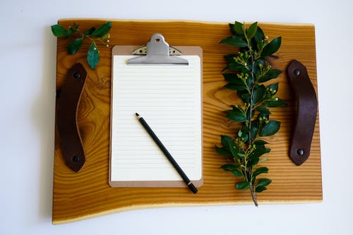 有关俯視圖, 夾子, 寫字夾板的免费素材图片