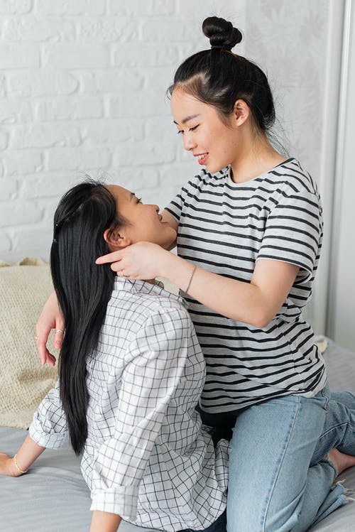 有关一對, 卧室背景, 同性的免费素材图片