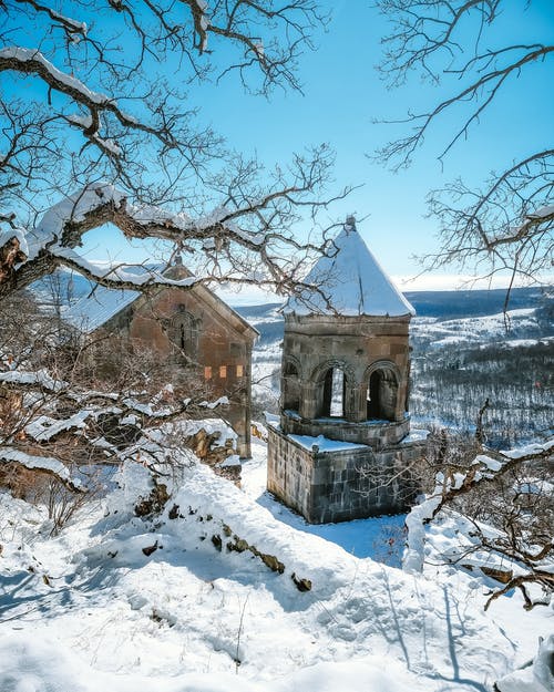 有关冬季, 垂直拍摄, 大雪覆盖的免费素材图片