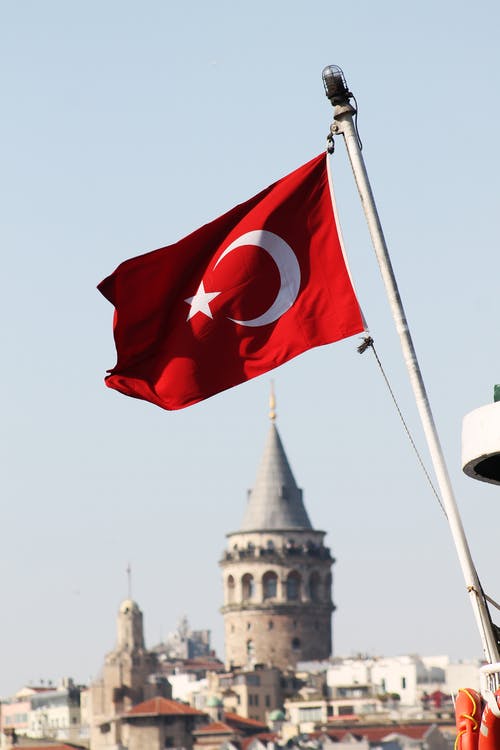 有关土耳其, 土耳其国旗, 垂直拍摄的免费素材图片