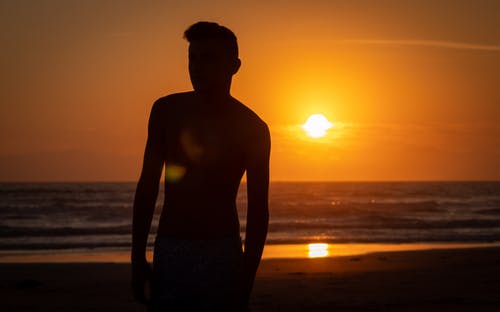 有关人, 側面, 半裸的免费素材图片