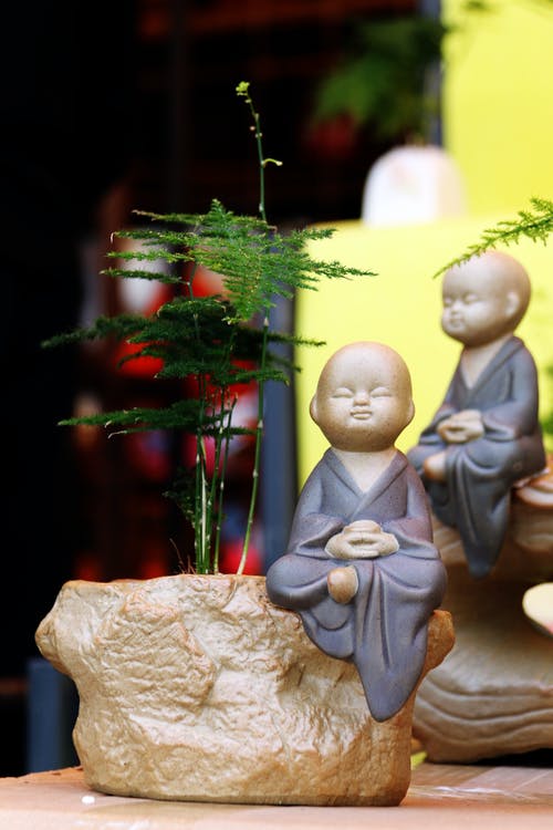 有关佛, 佛教, 小塑像的免费素材图片