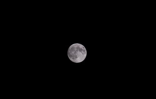 有关夜空, 月亮摄影, 月圓的免费素材图片