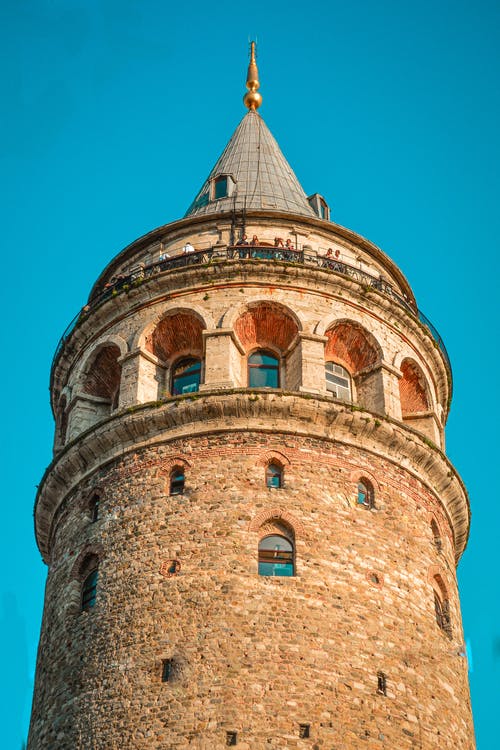 有关伊斯坦堡, 低角度拍攝, 加拉塔塔的免费素材图片