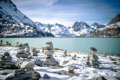 有关冬季, 天性, 岩石的免费素材图片