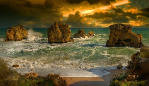 有关太陽, 岩石, 戲劇化的免费素材图片