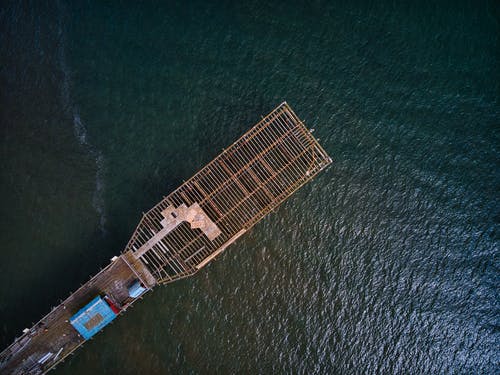 有关水, 海, 無人機攝影的免费素材图片