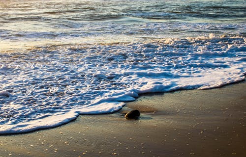 有关岸邊, 摇滚, 泡沫的免费素材图片