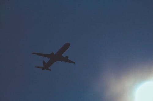 有关剪影, 天空, 航空器的免费素材图片