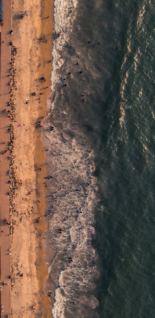 有关垂直拍摄, 岩石的, 水的免费素材图片