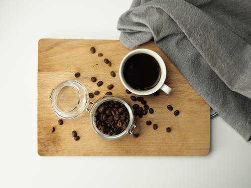 有关Flatlay, 一杯咖啡, 咖啡因的免费素材图片