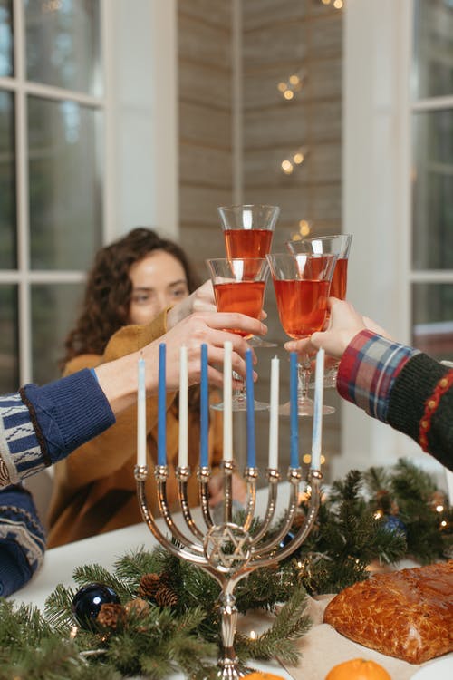 有关hanukkiah, 乾杯, 假日的免费素材图片