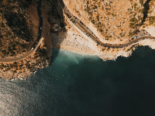 有关俯視圖, 岸邊, 水的免费素材图片