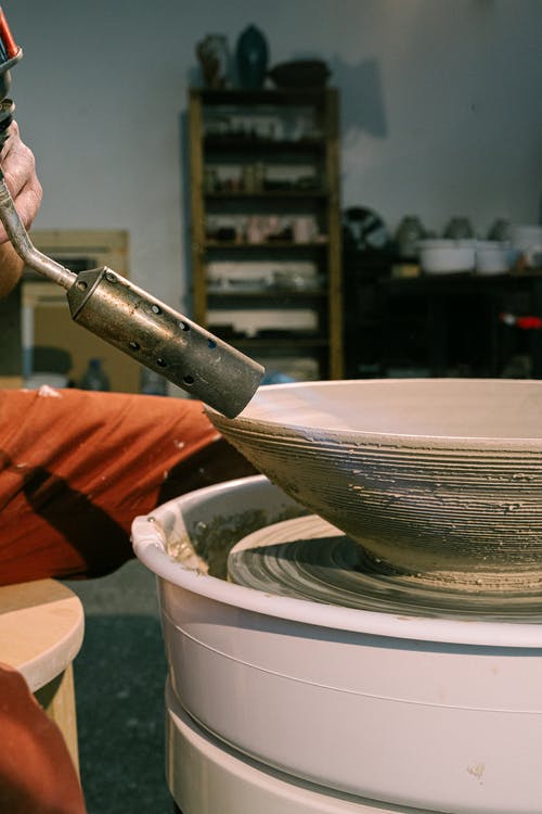 有关乾燥, 制陶工人, 吹火炬的免费素材图片