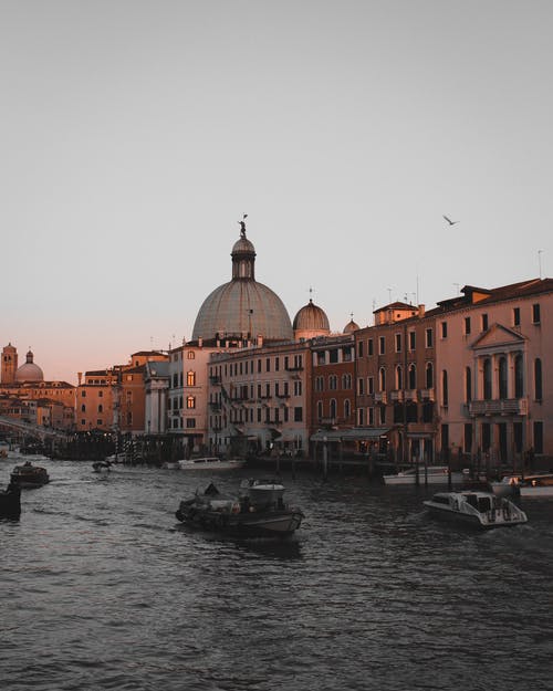 有关圣玛丽亚德拉致敬, 垂直拍摄, 大運河的免费素材图片