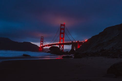 有关光, 加州, 加州的金門大橋的免费素材图片