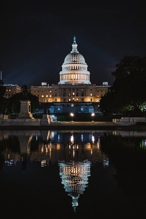有关光, 反射, 國會大廈的免费素材图片