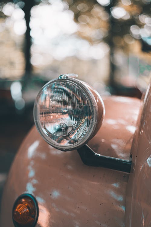 有关傾斜移位, 復古, 車頭燈的免费素材图片