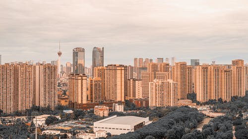 有关商業, 天際線, 市中心的免费素材图片