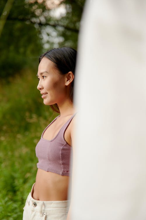 有关側面圖, 咖啡色頭髮的女人, 檔案的免费素材图片