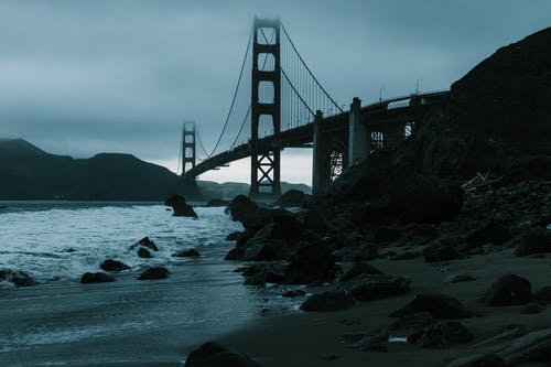 有关加州, 吊橋, 地標的免费素材图片