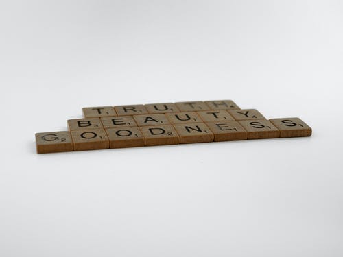 有关信, 善良, 拼字游戏瓷砖的免费素材图片