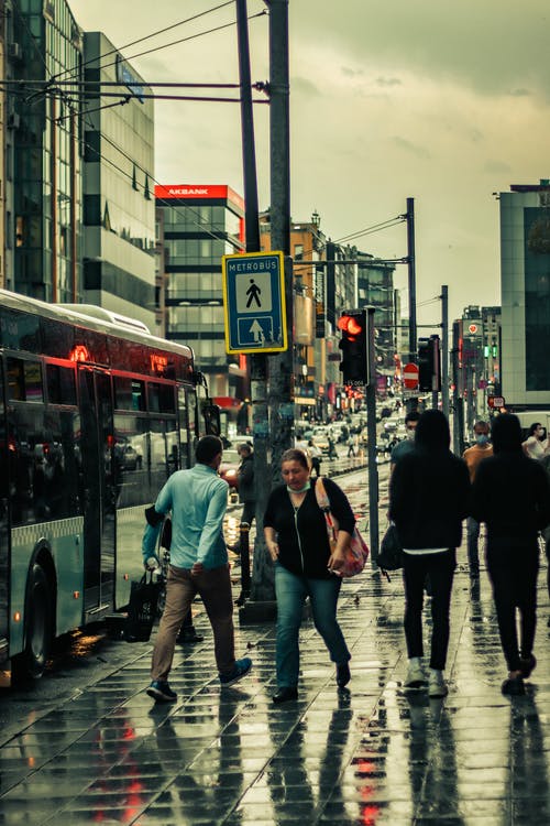 有关交通, 人行道, 公車的免费素材图片