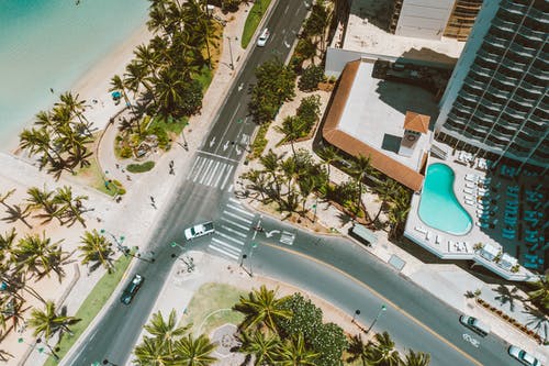 有关城市, 岸邊, 度假村的免费素材图片