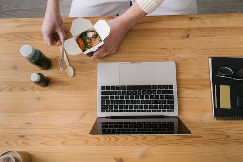 有关俯視圖, 叉子, 带走的免费素材图片