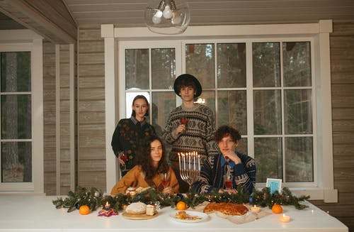 有关一起, 光明节, 圣诞大餐的免费素材图片