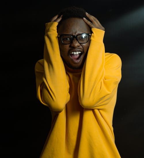 有关人, 吃驚, 垂直拍摄的免费素材图片