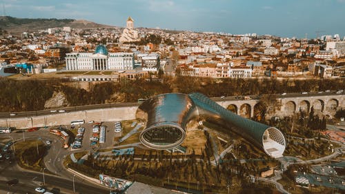 有关城市, 城市发展, 無人空拍機的免费素材图片