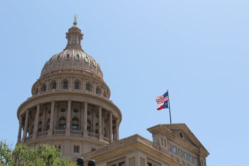 有关低角度拍攝, 外觀, 得克萨斯州州议会大厦的免费素材图片