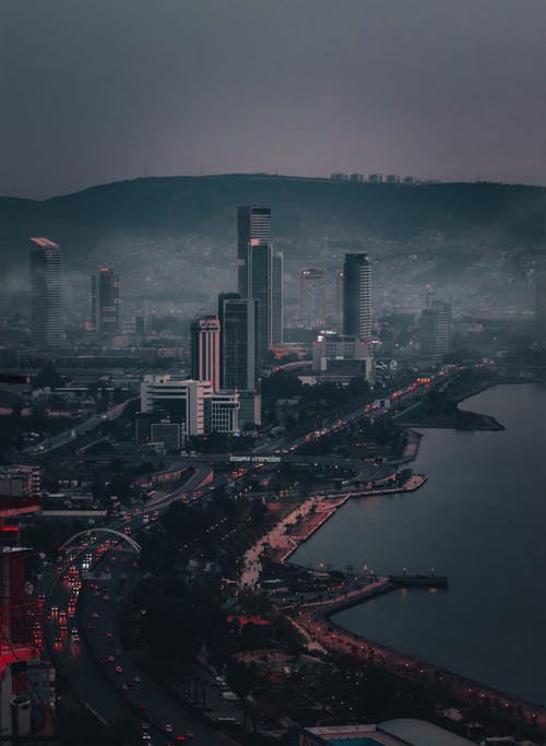 有关交通, 垂直拍摄, 城市的免费素材图片