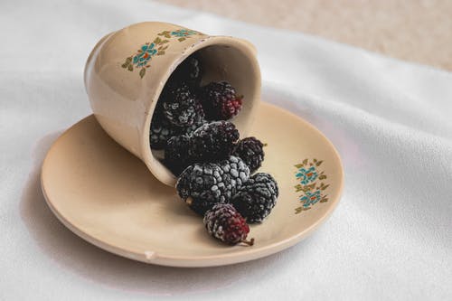 有关凍結的, 漿果, 瓷盤的免费素材图片