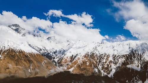 有关壯觀, 多雲的, 大雪覆盖的免费素材图片