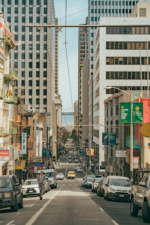 有关@户外, 停放的汽車, 垂直拍摄的免费素材图片