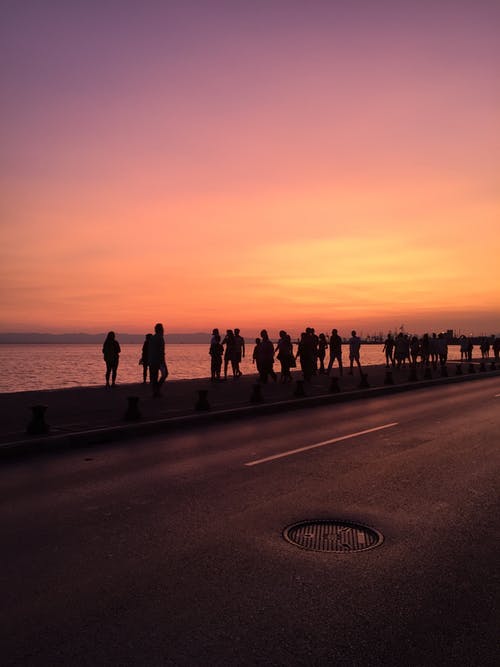有关剪影, 垂直拍摄, 日出的免费素材图片