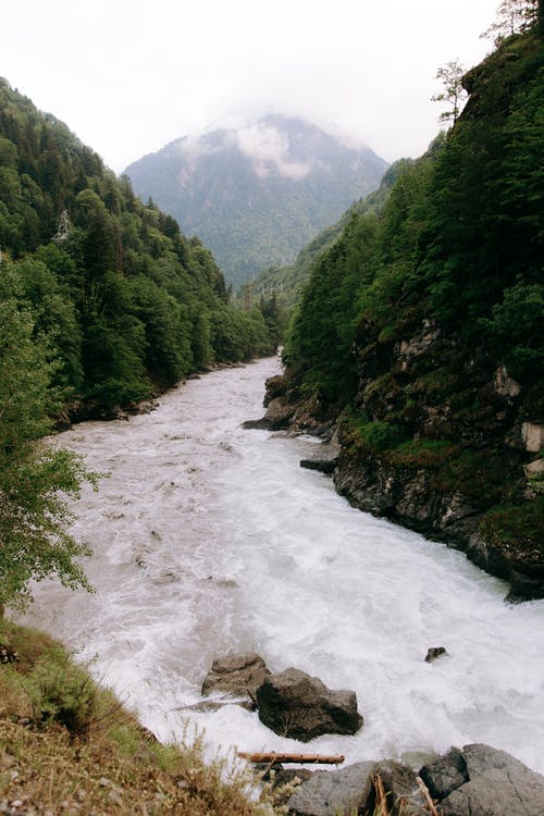 有关天性, 小河, 山的免费素材图片