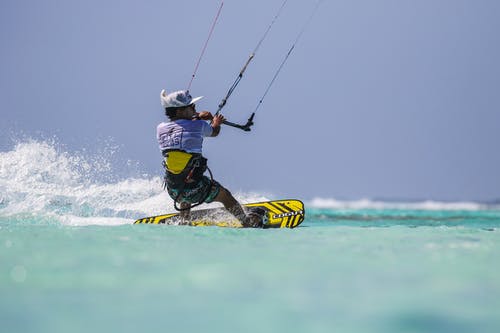有关wakeboarder, 冒險, 後視圖的免费素材图片