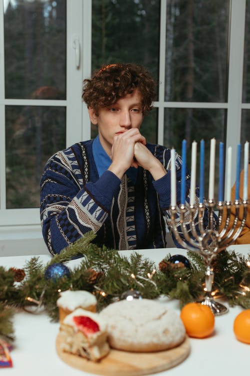 有关hanukkiah, 人, 假日的免费素材图片