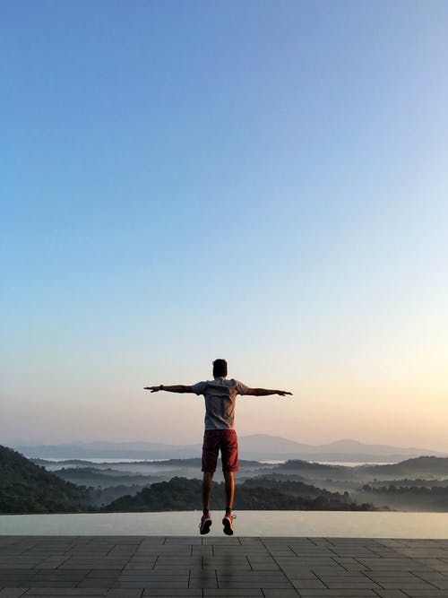 有关人, 垂直拍摄, 山的免费素材图片