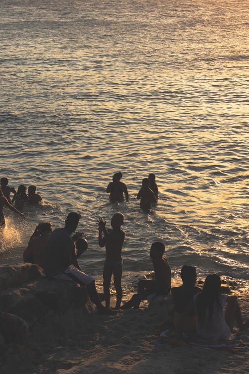 有关人, 假期, 剪影的免费素材图片